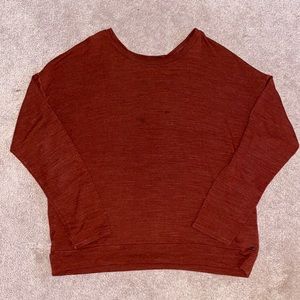 American Eagle Women’s Rust Sweater with Open back